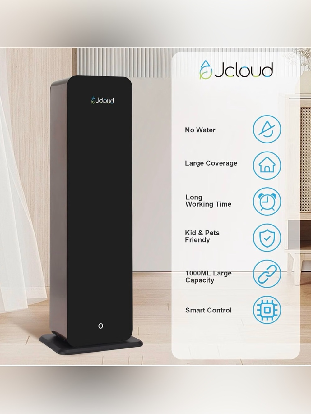 NWT JCLOUD AROMA SCENT OIL DIFFUSER waterless Floor-Standing Scent Air Machine